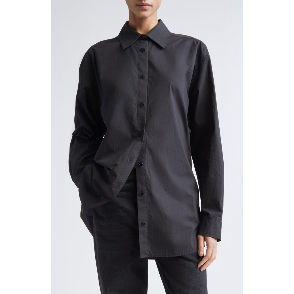 TOTEME TOTEME Classic Tumbled Cotton Button-Up Shirt