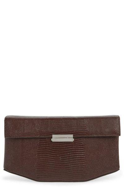 TOTEME TOTEME Clip Lizard Embossed Leather Bag