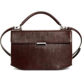 TOTEME TOTEME Clip Lizard Embossed Leather Top Handle Bag