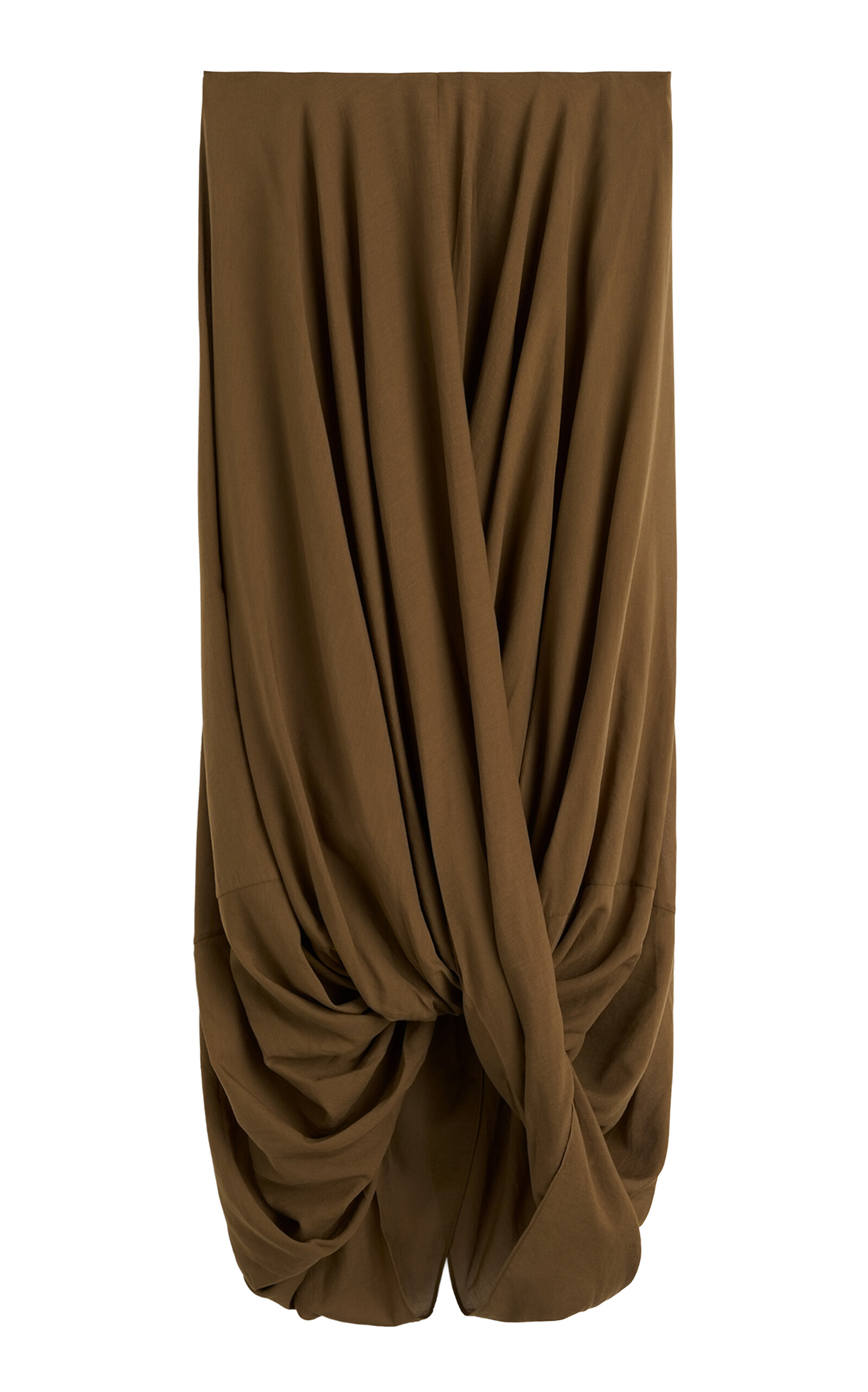 Toteme Toteme Cocoon Ruffled Jersey Midi Skirt