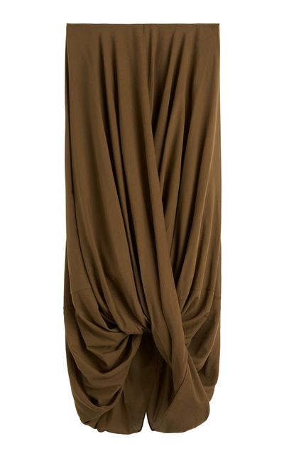 Toteme Toteme Cocoon Ruffled Jersey Midi Skirt