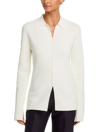 Toteme Toteme Compact Knit Buttoned Top