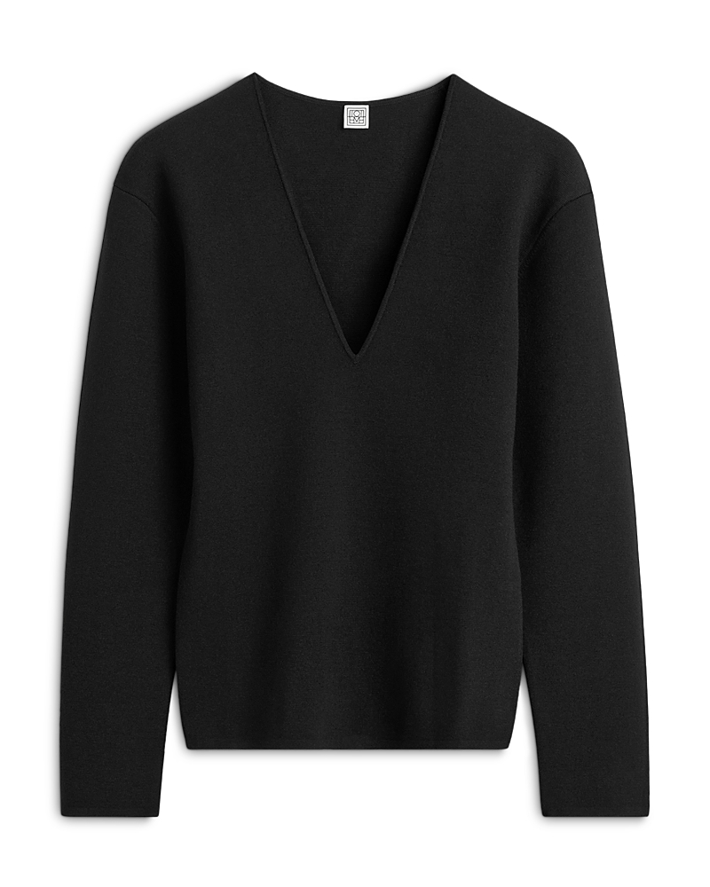Toteme Toteme Compact Knit V Neck Top