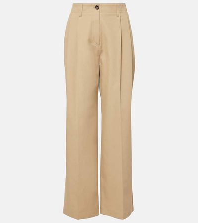 Toteme Toteme Cotton wide-leg pants
