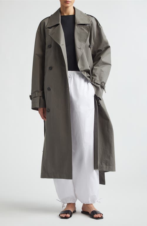 TOTEME TOTEME Crisp Organic Cotton & Nylon Trench Coat