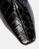 Toteme Toteme Croc-effect leather knee-high boots - 5