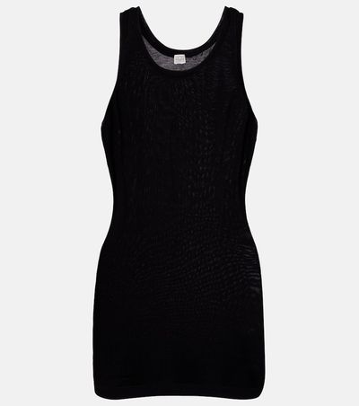 Toteme Toteme Curved ribbed-knit tank top
