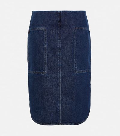Toteme Toteme Denim midi skirt