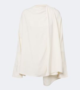 Toteme Toteme Draped cady blouse