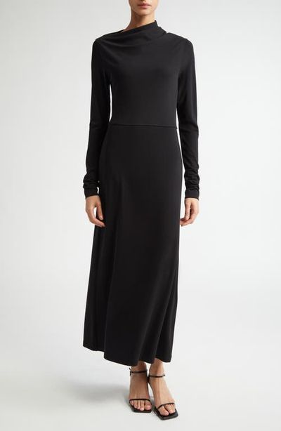 TOTEME TOTEME Draped Long Sleeve Jersey Dress