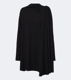 Toteme Toteme Draped scarf-detail jersey minidress