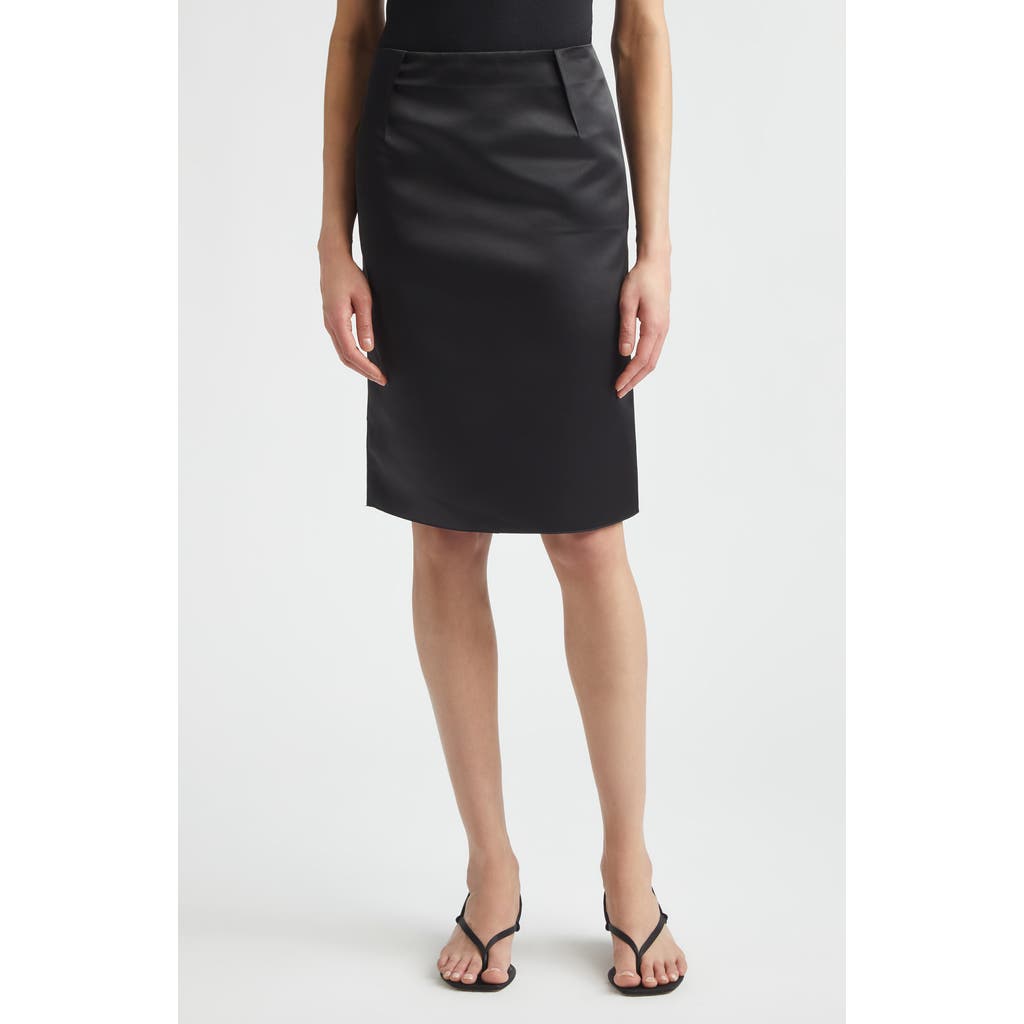 TOTEME TOTEME Duchesse Satin Pencil Skirt