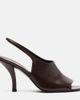 Toteme Toteme Embossed leather slingback sandals - 5