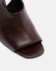 Toteme Toteme Embossed leather slingback sandals - 6