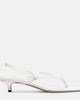 Toteme Toteme Floral-appliquÃ© satin slingback sandals - 5