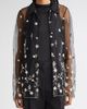 TOTEME TOTEME Floral Embroidered Tulle Shirt - 1