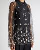 TOTEME TOTEME Floral Embroidered Tulle Shirt - 5
