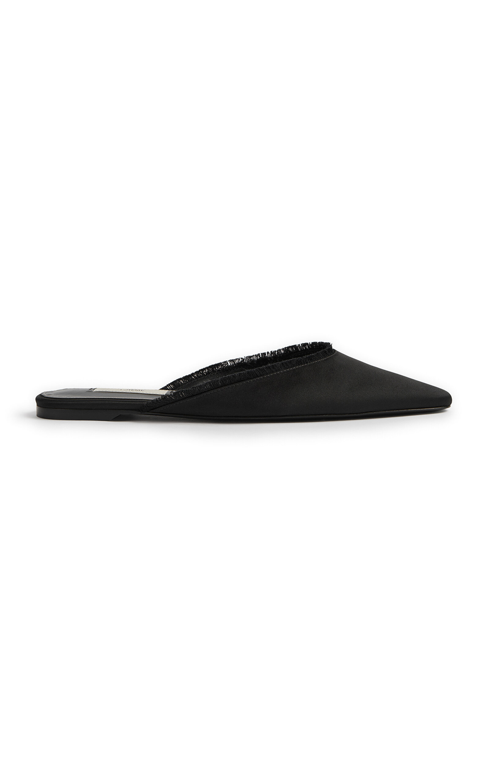 Toteme Toteme Frayed Satin Lounge Slippers