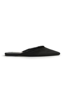 Toteme Toteme Frayed Satin Lounge Slippers