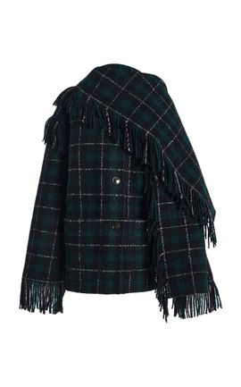Toteme Toteme Fringed Scarf WoolBlend Jacket
