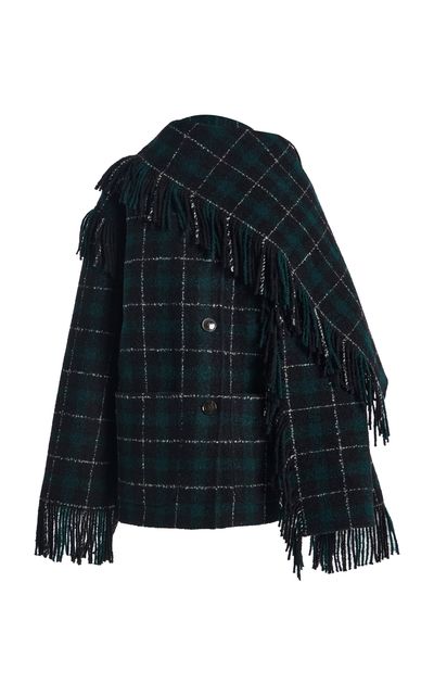 Toteme Toteme Fringed Scarf WoolBlend Jacket