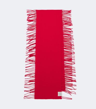 Toteme Toteme Fringed wool and cashmere scarf
