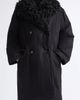 TOTEME TOTEME Genuine Shearling Lined Cotton Coat - 1