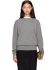 TOTEME TOTEME Gray Classic Cashmere Crew Knit Sweater - 1