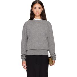 TOTEME TOTEME Gray Classic Cashmere Crew Knit Sweater