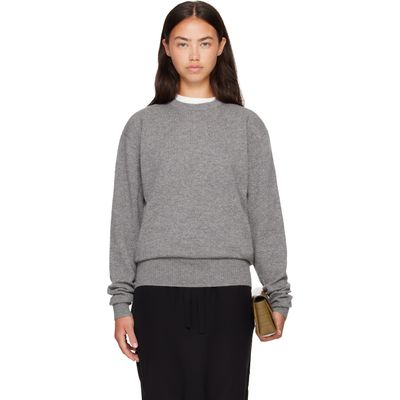 TOTEME TOTEME Gray Classic Cashmere Crew Knit Sweater