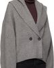 TOTEME TOTEME Gray Shawl-Lapel Cardigan - 2
