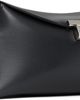 TOTEME TOTEME Gray T-Lock Leather Clutch - 2