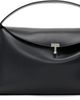TOTEME TOTEME Gray T-Lock Leather Top Handle Bag - 1