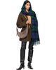 TOTEME TOTEME Green & Navy Checked Cashmere Scarf - 2
