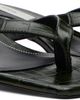 TOTEME TOTEME Green Croco-Embossed Flip Flop Heeled Sandals - 4