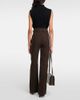 Toteme Toteme High-rise velour straight pants - 3