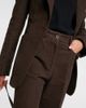 Toteme Toteme High-rise velour straight pants - 4