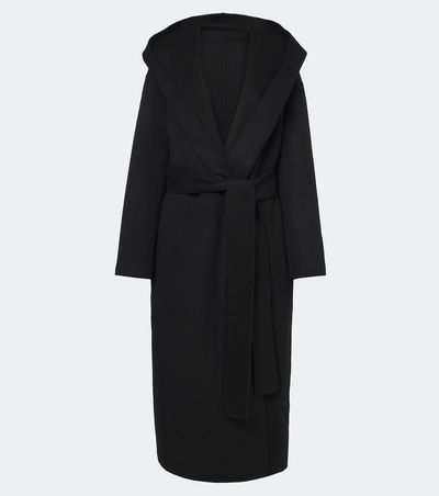 Toteme Toteme Hooded wool wrap coat