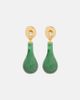 Toteme Toteme Jade 24kt gold-plated drop earrings - 1