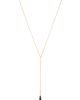 Toteme Toteme Large Onyx Drop Necklace - 1