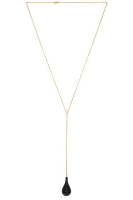 Toteme Toteme Large Onyx Drop Necklace