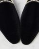 Toteme Toteme Leather-lined velvet slippers - 5