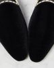 Toteme Toteme Leather-lined velvet slippers - 6