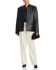 Toteme Toteme Leather Minimal Biker Jacket - 2