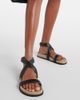 Toteme Toteme Croc-effect leather sandals - 4