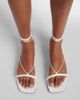 Toteme Toteme Croc-effect leather sandals - 7