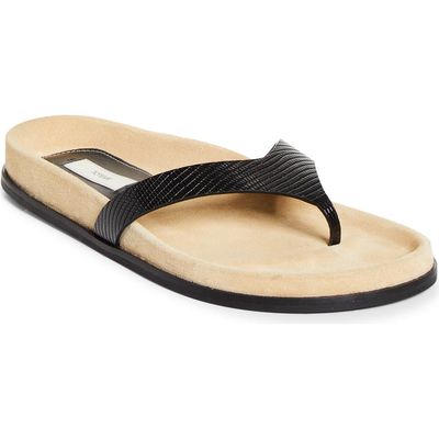 TOTEME TOTEME Lizard Embossed Flip Flop