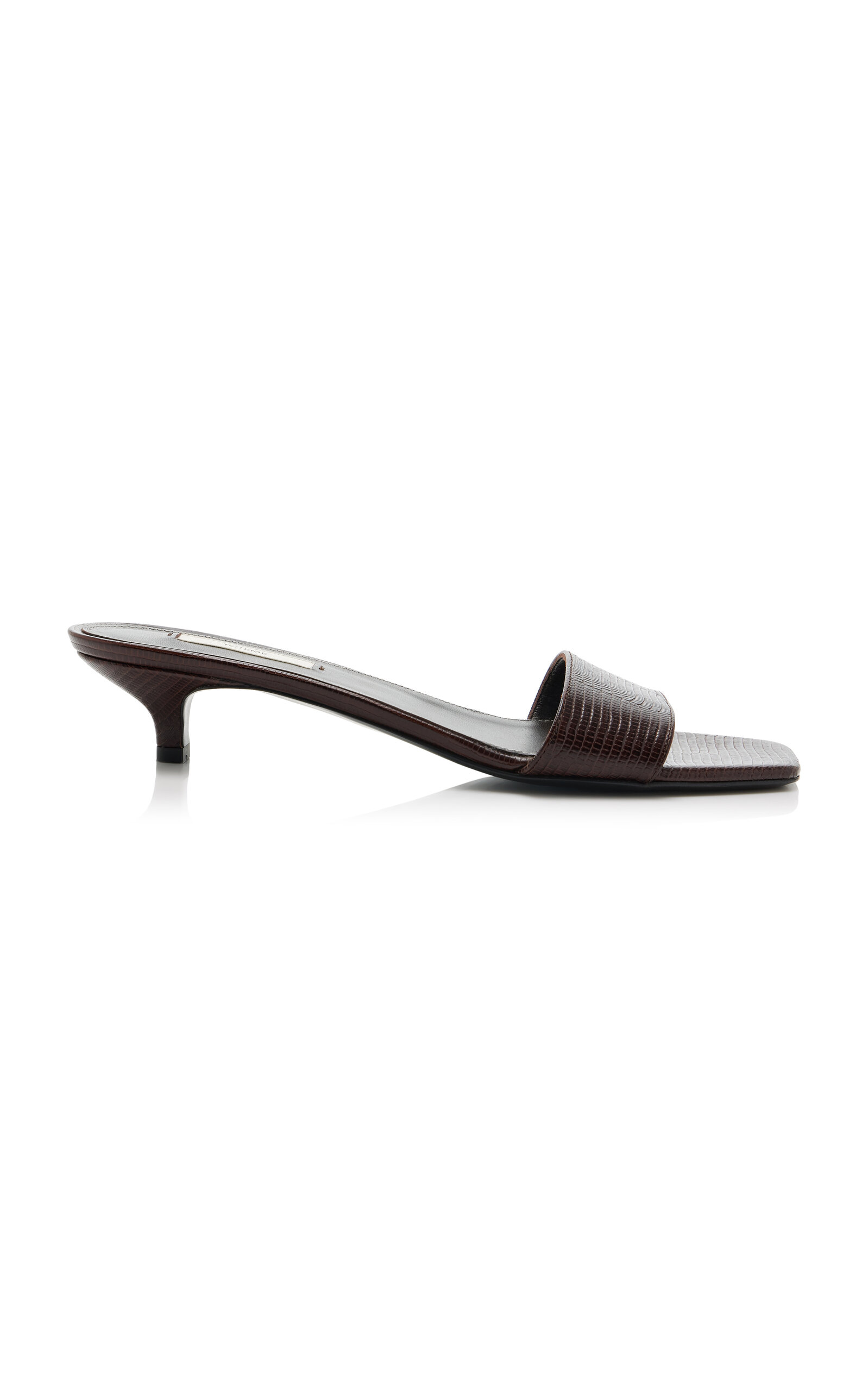 Toteme Toteme LizardEmbossed Leather Mules