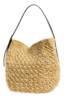 TOTEME TOTEME Medium Belted Straw Tote