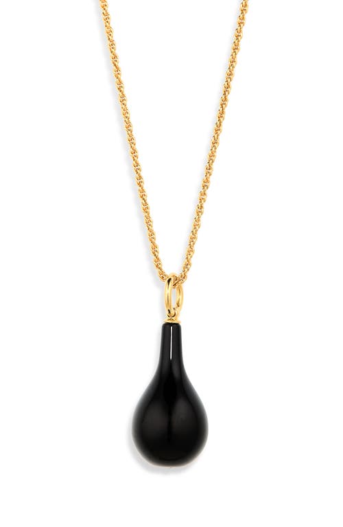 TOTEME TOTEME Medium Onyx Drop Necklace